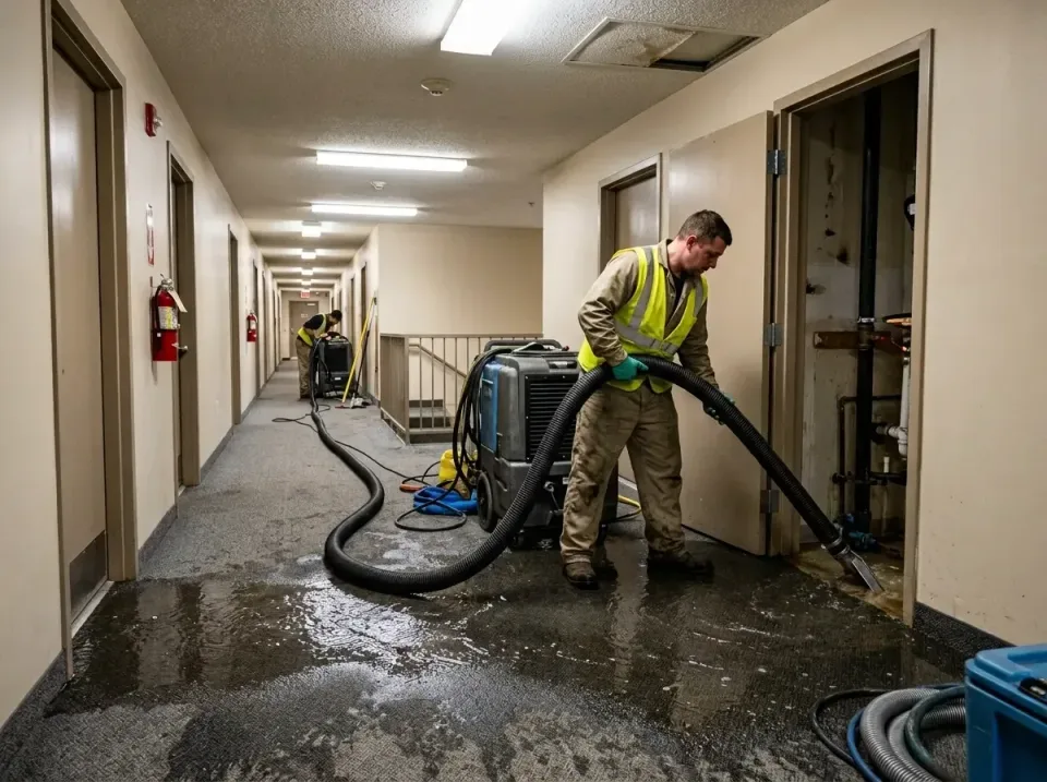 multi-unit-apartment-hallway-f-005 — frequently asked questions, Emergency Burst Pipe Water Extraction & Removal in East Tro…